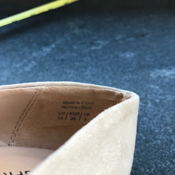 Call it Spring tan peep toe high heels size 7.5 - Picture 8 of 8